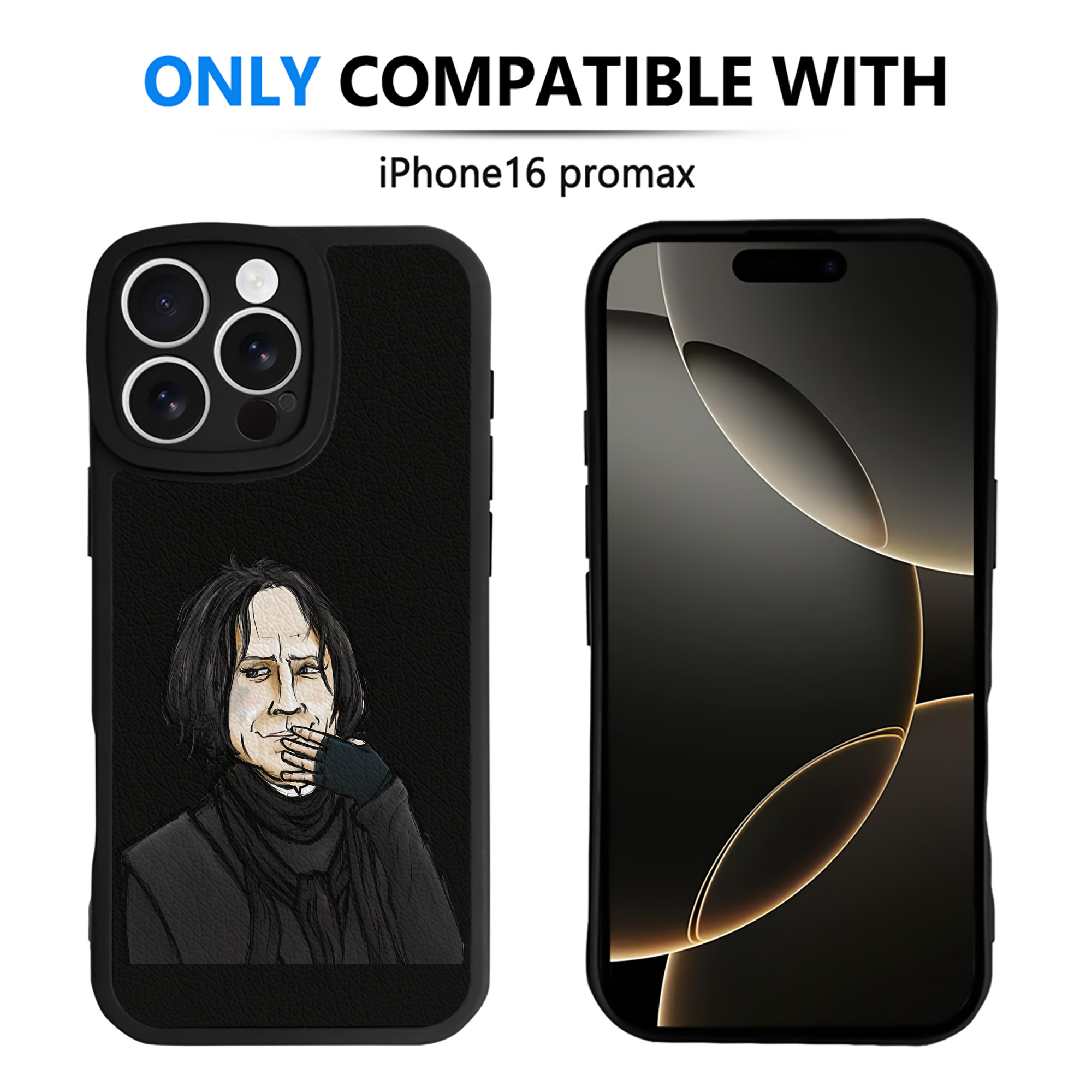 （画像用） Harry Potter ハリー・ポッターシリーズ 【iPhone 16シリーズ対応】シリコンスマホケース（レザー調） 材質：シリコン
